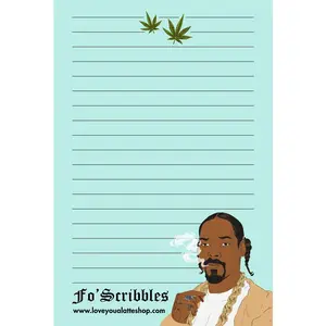 Fo' Scribbles Snoop Notepad
