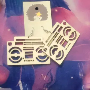 Boom Box Earrings
