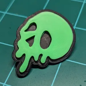 drippy skull pin