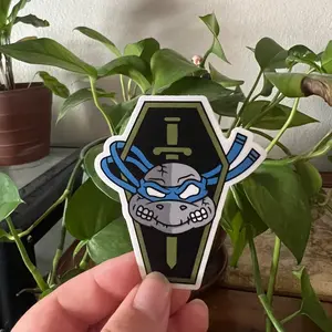 Ninja Turtle Logo Sticker - Leonardo