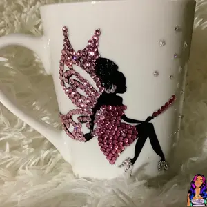 Afro Fairy Bling Mug