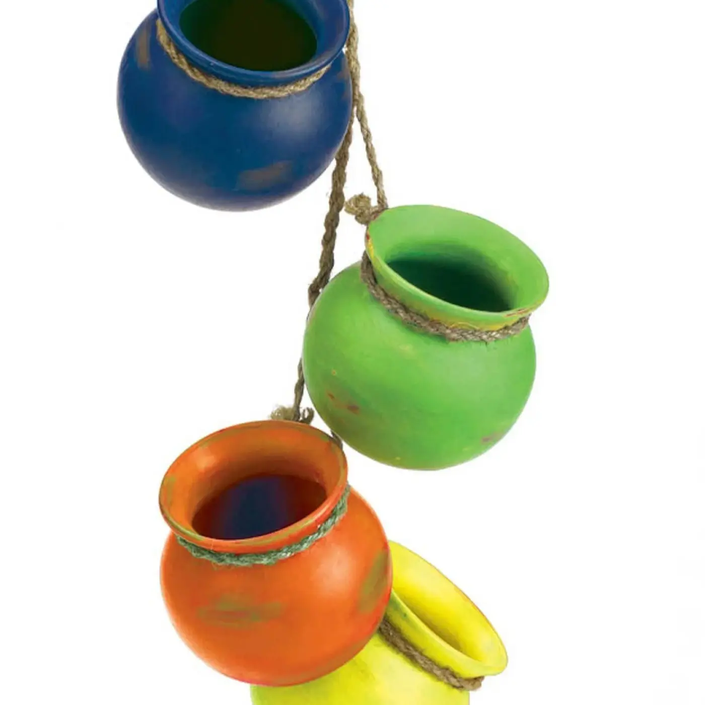 Dangling Fiesta Terra Cotta Pots