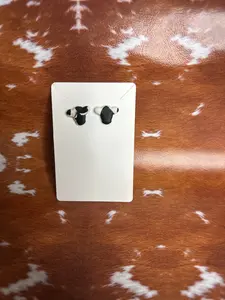 The Western Collection-Cow Print Stud Earrings