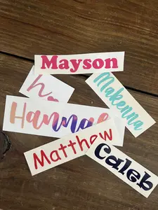 Personal Name Decals Labels Personal Name Decals Labels