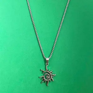 Sun Pendant Necklace for Men Women