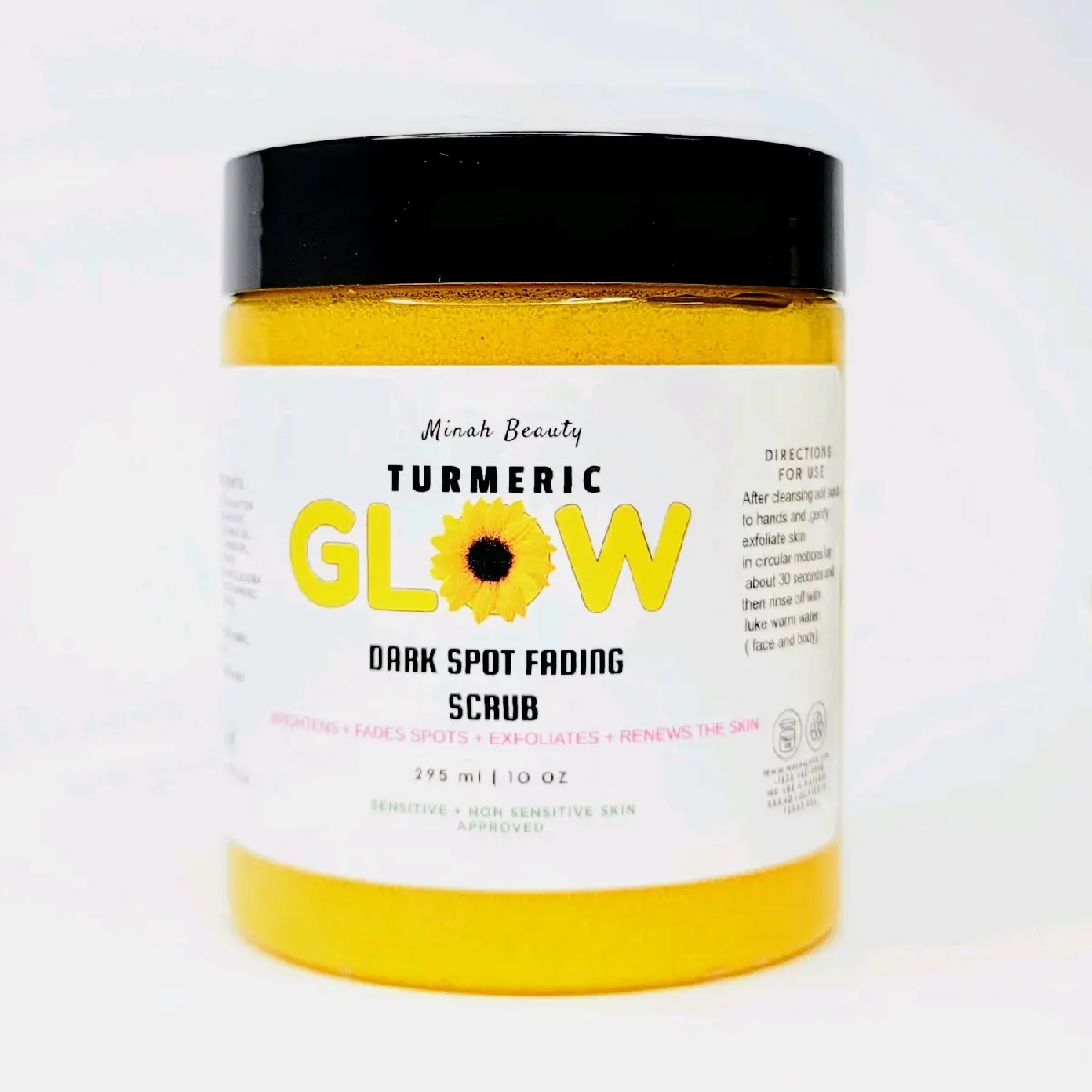 Turmeric dark spots fading & glow scrub