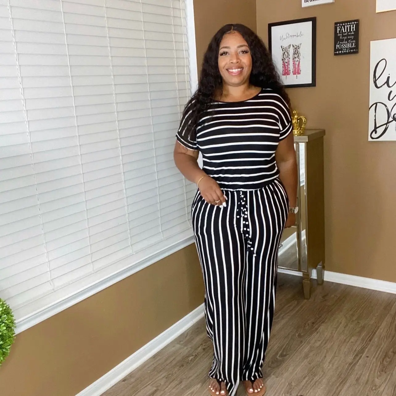 Janet Jumpsuit Striped