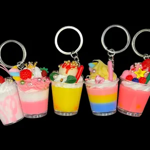 Milkshake keychains/Boba tea Keychain