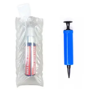 Innovative Haus Pack of 50 4 Inch x 8 Inch Inflatable Air Pillow Pouch Protectors with Free Pump for Heavy Duty Packing and Shipping Packaging Supplies. Protect Fragile Items for Moving and Storage