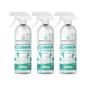 MomRemedy Hydrogen Peroxide All Purpose Cleaning Spray | Multipurpose Home Cleaner | Fabric and Laundry Stain Remover | All Surface Kitchen and Bathroom | Non Toxic - 24oz-Pack of 3