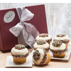 Favorite Christmas Holiday Snowflake Cupcake cookies