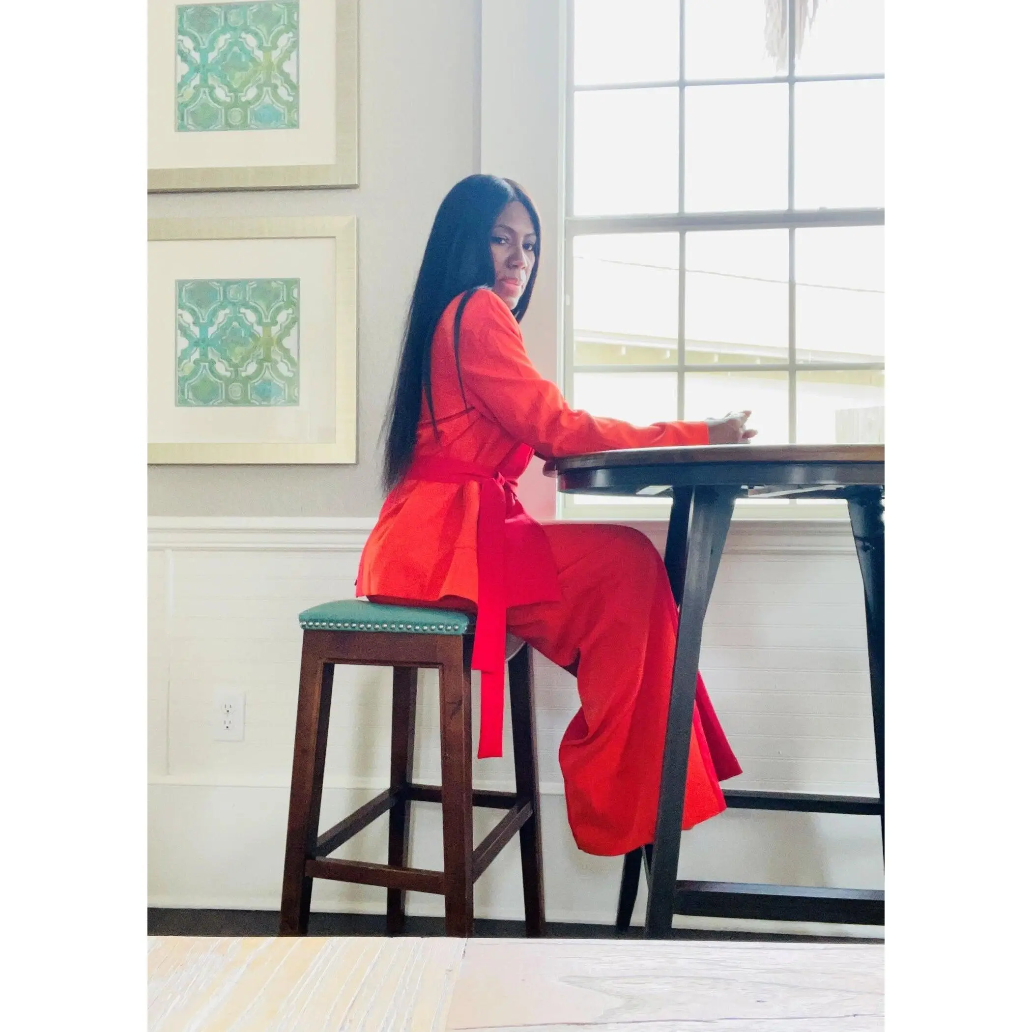Hues of Rust Pantsuit