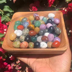 Natural Crystal Mini Egg Carvings  Intuitive Pull