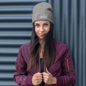 "COLD" By.Thecollective Embroidered Beanie