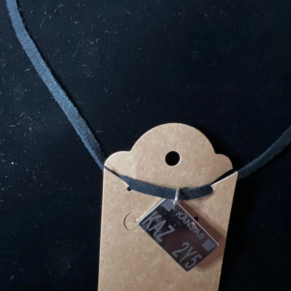 Supernatural Impala license plate necklace