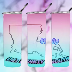 20oz Louisiana Tumbler with Area Code